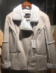 FAKE SUEDED FUR COAT1